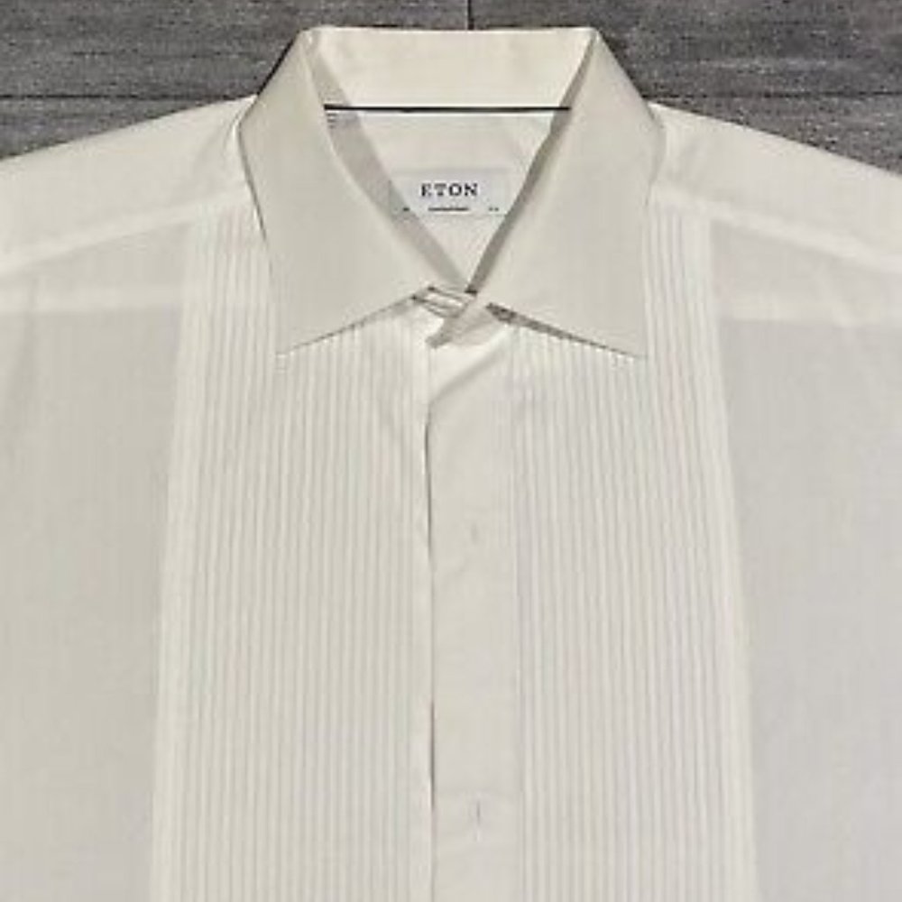 ETON "contemporary" tuxedo shirt 17.5 x 36